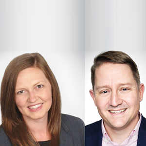 Beth Linderbaum, SVP of Delivery; Karel van der Mandele, SVP, Right Management