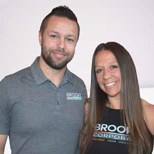 Douglas J. Brooks, President and Chief Storyteller: Erin Brooks, President and Chief Encourager, Brooks Corporate Wellness