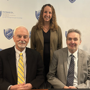 Jim Kotagides, Co-Founder and President; Morgan Hood QKA, Investment Advisor Representative; Jim Evans, Co-Founder and Vice President, TTG Financial