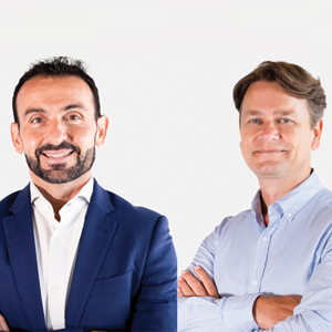 Nur Hamurcu, Co-founder; Wouter van der Weijden, Co-founder, &samhoud