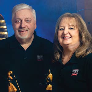 Roger & Robin Wagy, Founders, Tick Tock Escape Rooms