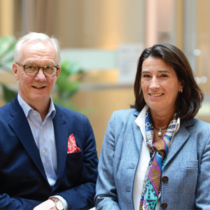 Staffan Sahlström, CEO & Camilla Nordström, Vice-President, Global Strategy, First Wellness Testing Group
