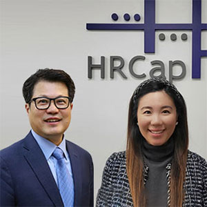 Andrew Sungsoo Kim, Founder, CEO, & President; Stella H. Kim, SPHR, SVP, Head of Americas & Chief Marketing Officer, HRCap, Inc.